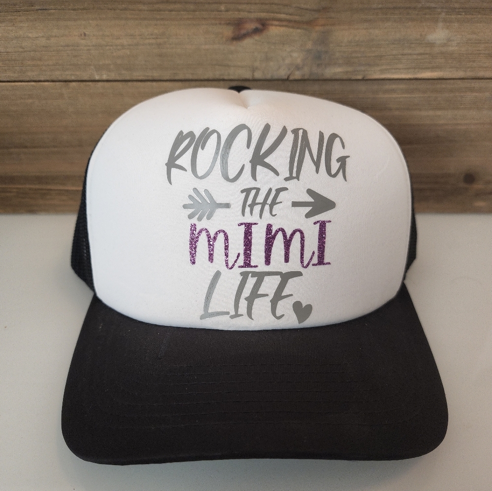 Trucker Hat "rocking the mimi life"